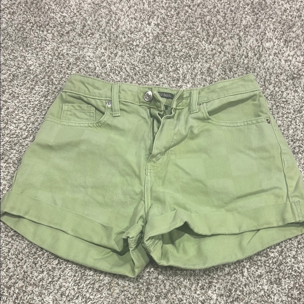Green Women's Shorts